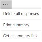 خيار خيارات إضافية في Microsoft Forms