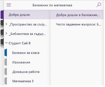 Добре дошли, пространство за сътрудничество и библиотека за съдържание