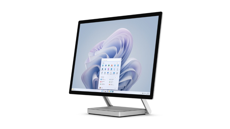 Vizualizace zařízení Surface Studio 2+