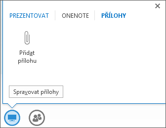 Snímek obrazovky s přidáváním přílohy