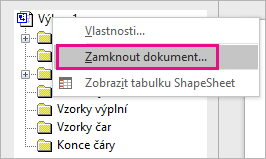 Zamknutí dokumentu v Průzkumníkovi výkresu ve Visiu 2016