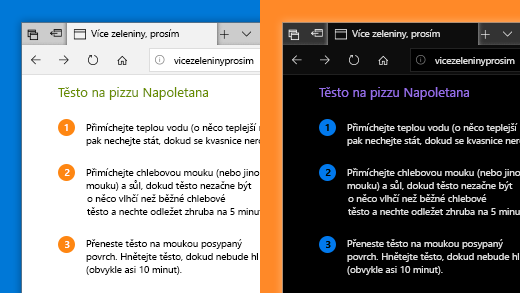 Pomocí barevných filtrů v Windows 10 Nastavení můžete fotky, text a barvy snadněji vidět.