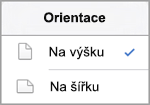 Volba orientace
