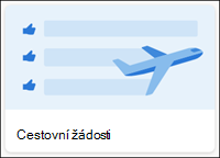 Šablona seznamu cestovních žádostí