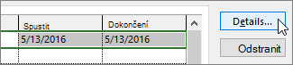 Tlačítko Podrobnosti
