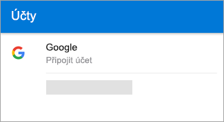 Outlook pro Android může automaticky najít váš účet Gmail.