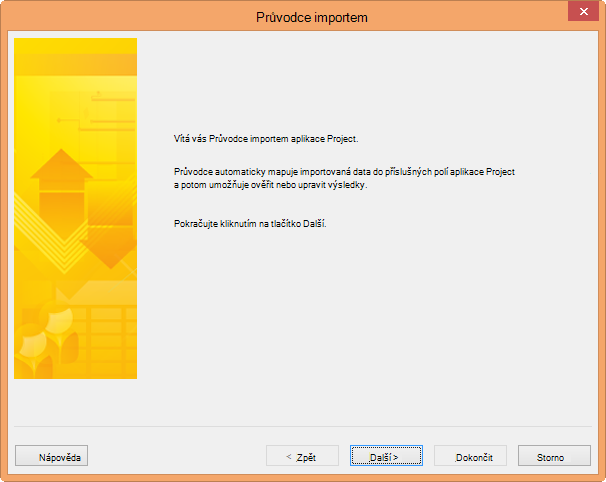 Průvodce importem projektu