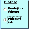 Příklad ovládacího prvku ActiveX Přepínač