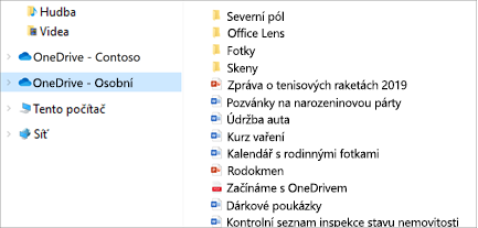 Průzkumník souborů otevřít s vybranou OneDrive-Personal