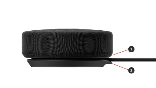 Úložiště kabelu pro reproduktor Microsoft Modern USB-C Speaker