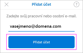 Zadejte svoji e-mailovou adresu.