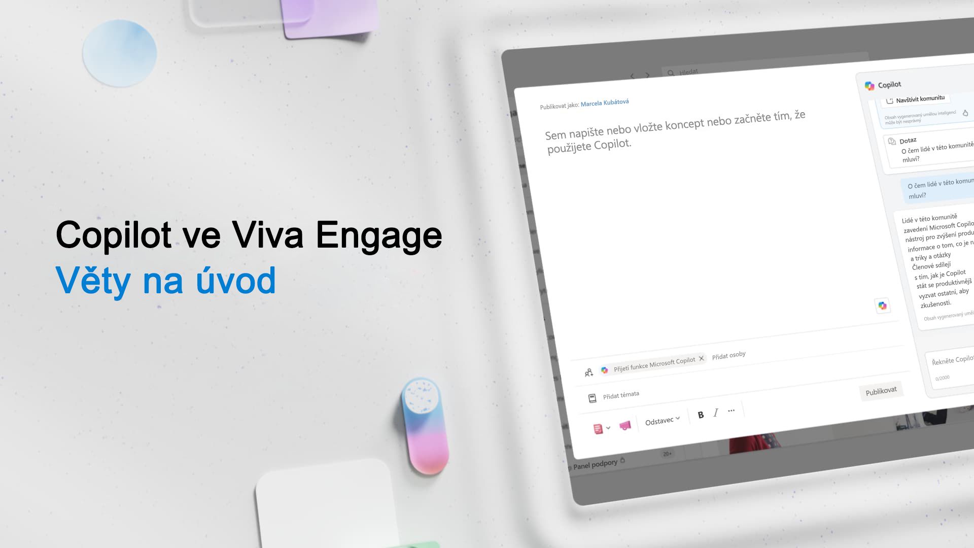 Video: Nápady na konverzace ve Viva Engage