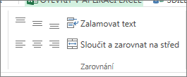 Zarovnání textu