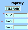 Příklad ovládacího prvku ActiveX Popisek