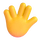 Emoji teams Vulcan salute