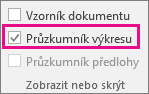 Průzkumník výkresu zvolený na kartě Vývojář ve Visiu 2016