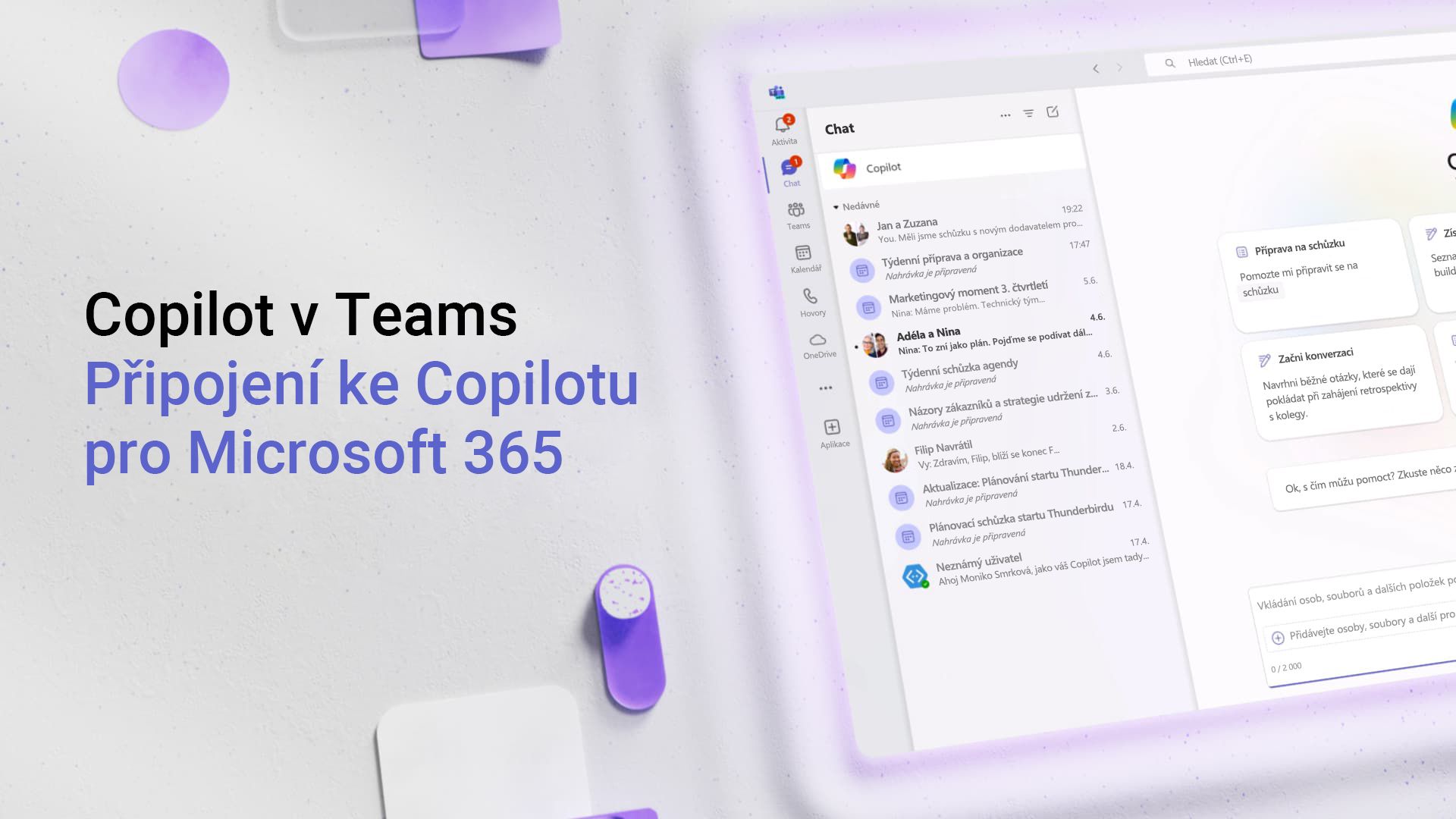 Video: Připojení pomocí Copilotu pro Microsoft 365