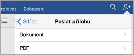 Zvolte dokument nebo PDF.