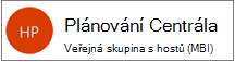 Členství typu Host je označené v záhlaví skupiny.