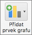 Na kartě Návrh grafu vyberte Přidat prvek grafu