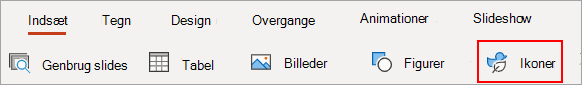 Vælg Ikoner.
