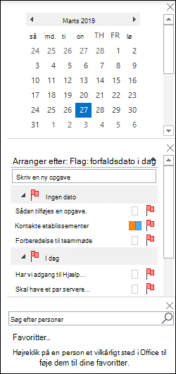 Arranger To-Do søjle