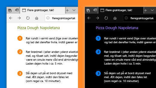 Brug farvefiltre i Windows 10 Indstillinger til at gøre det nemmere at se billeder, tekst og farver.