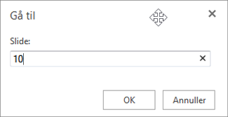 Angive slidenummer