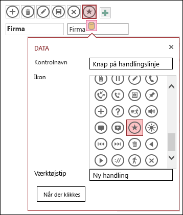 Tilføj brugerdefinerede kontrolelementer i en Access-app