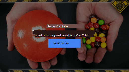 YouTube-fejlmeddelelsen forklarer, at flash-integrerede videoer ikke længere er understøttet.