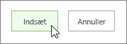 Klik på Indsæt