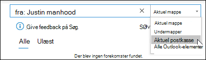 Vælg søgeområde