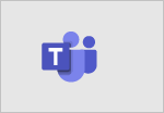 Billede med stort Microsoft Teams-logo