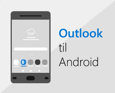 Klik for at konfigurere Outlook til Android