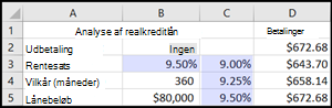 Analyse af realkreditlån