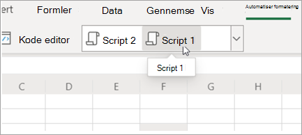 Viser Office-scripts