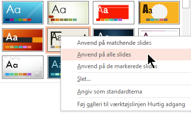 Anvend på alle slides