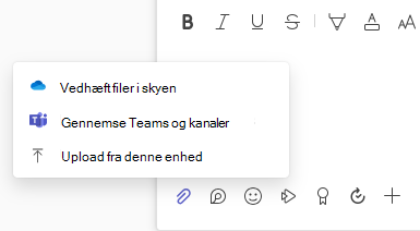 vedhæft filer