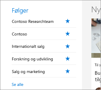 SharePoint Office 365 – Følg