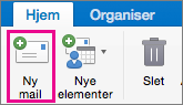 Knappen Ny mail