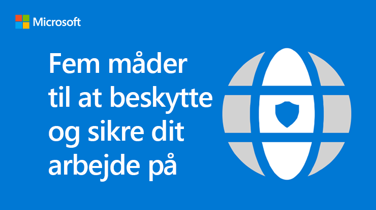 Fem måder til at beskytte dit arbejde og sikre infografikken