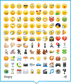 In Skype for Business (Lync) verfügbare Emoticons