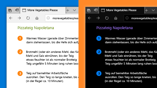 Verwenden Sie Farbfilter in Windows 10 Einstellungs-App, um Fotos, Text und Farben besser einsehen zu können.