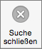 Schaltfläche 'Suche schließen'