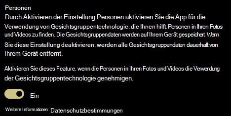 Zeigt den Ein- und Ausschalter für die Einstellung „Personen“ an.