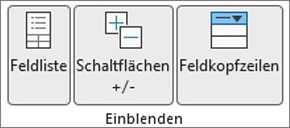 Abbildung des Excel-Menübands