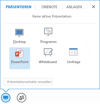 Freigeben einer PowerPoint-Präsentation