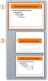 Folienlayouts erben die Formatierung des Folienmasters