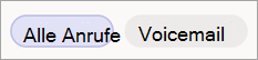 Wählen Sie Alle Anrufe, verpasst oder Voicemail aus.