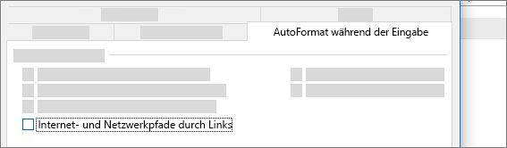 Internet- und Netzwerkpfade durch Links